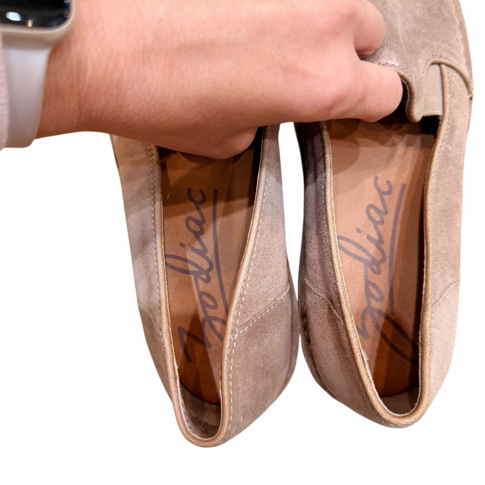 Zodiac Suede Slip On Loafers Womens US 9 Gray Casual Comfort Flats - Picture 14 of 14